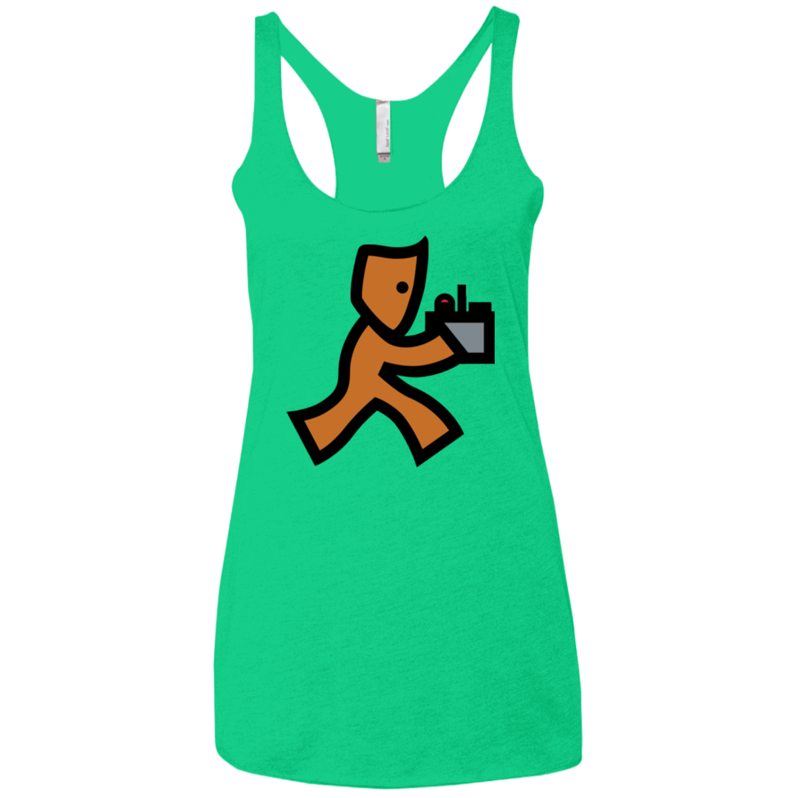 T-Shirts Envy / X-Small RUN Women's Triblend Racerback Tank