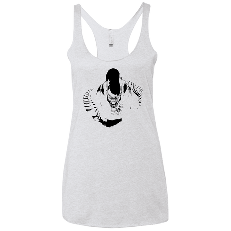 T-Shirts Heather White / X-Small Run Women's Triblend Racerback Tank