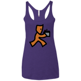T-Shirts Purple / X-Small RUN Women's Triblend Racerback Tank