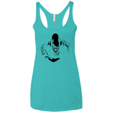 T-Shirts Tahiti Blue / X-Small Run Women's Triblend Racerback Tank
