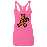 T-Shirts Vintage Pink / X-Small RUN Women's Triblend Racerback Tank