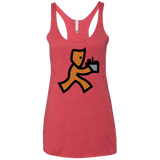 T-Shirts Vintage Red / X-Small RUN Women's Triblend Racerback Tank
