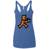T-Shirts Vintage Royal / X-Small RUN Women's Triblend Racerback Tank