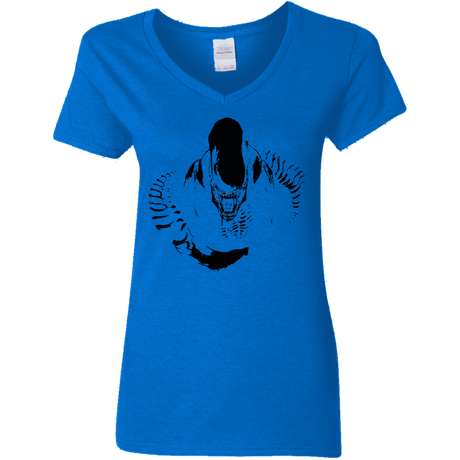 T-Shirts Royal / S Run Women's V-Neck T-Shirt