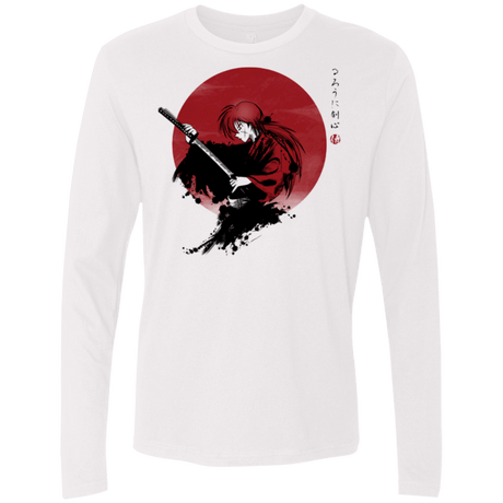 T-Shirts White / Small Rurouni Men's Premium Long Sleeve