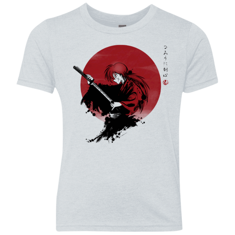 T-Shirts Heather White / YXS Rurouni Youth Triblend T-Shirt