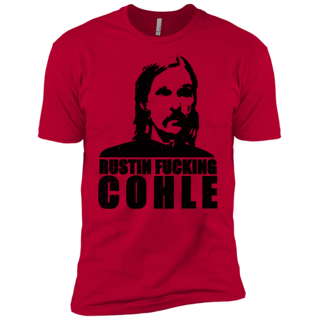 T-Shirts Red / YXS Rustin Fucking Cohle Boys Premium T-Shirt