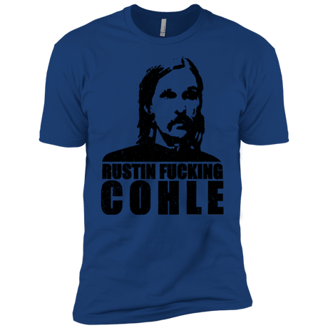 T-Shirts Royal / YXS Rustin Fucking Cohle Boys Premium T-Shirt