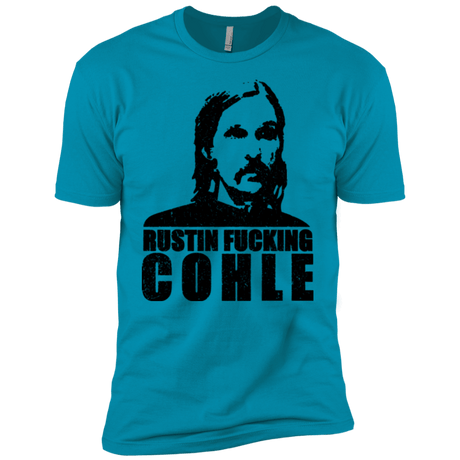 T-Shirts Turquoise / YXS Rustin Fucking Cohle Boys Premium T-Shirt