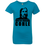 T-Shirts Turquoise / YXS Rustin Fucking Cohle Girls Premium T-Shirt