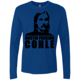 T-Shirts Royal / Small Rustin Fucking Cohle Men's Premium Long Sleeve