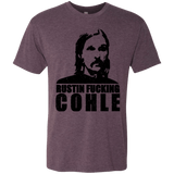T-Shirts Vintage Purple / Small Rustin Fucking Cohle Men's Triblend T-Shirt