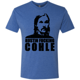 T-Shirts Vintage Royal / Small Rustin Fucking Cohle Men's Triblend T-Shirt