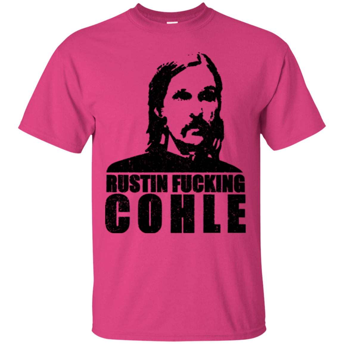 T-Shirts Heliconia / Small Rustin Fucking Cohle T-Shirt