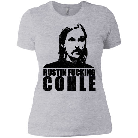 T-Shirts Heather Grey / X-Small Rustin Fucking Cohle Women's Premium T-Shirt
