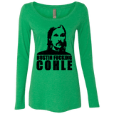 T-Shirts Envy / Small Rustin Fucking Cohle Women's Triblend Long Sleeve Shirt