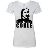 T-Shirts Heather White / Small Rustin Fucking Cohle Women's Triblend T-Shirt