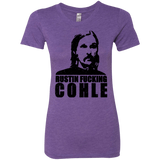 T-Shirts Purple Rush / Small Rustin Fucking Cohle Women's Triblend T-Shirt