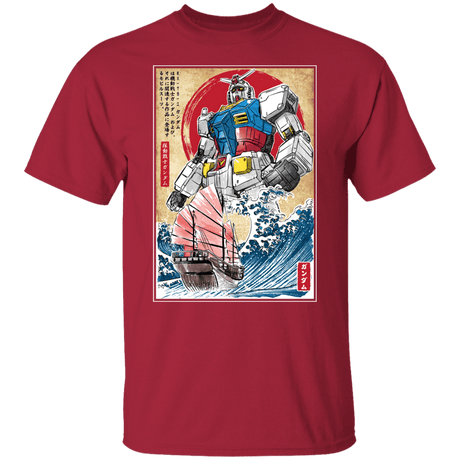 T-Shirts Cardinal / S RX-78-2 Gundam in Japan T-Shirt