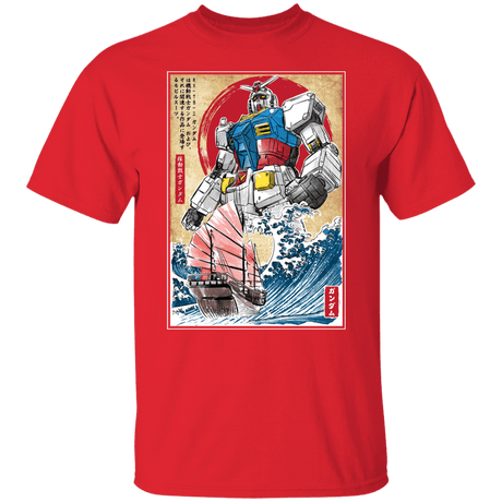 T-Shirts Red / S RX-78-2 Gundam in Japan T-Shirt