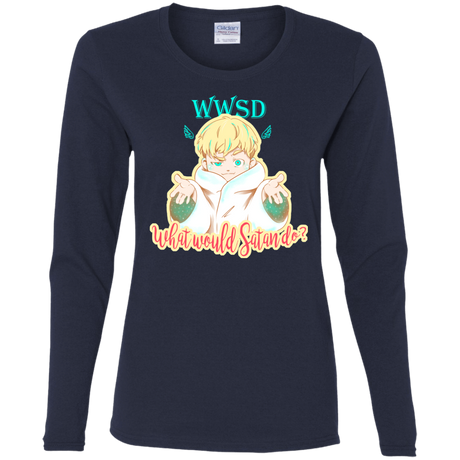 T-Shirts Navy / S Ryo Women's Long Sleeve T-Shirt
