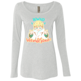 T-Shirts Heather White / S Ryo Women's Triblend Long Sleeve Shirt