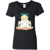 T-Shirts Black / S Ryo Women's V-Neck T-Shirt