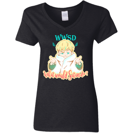 T-Shirts Black / S Ryo Women's V-Neck T-Shirt