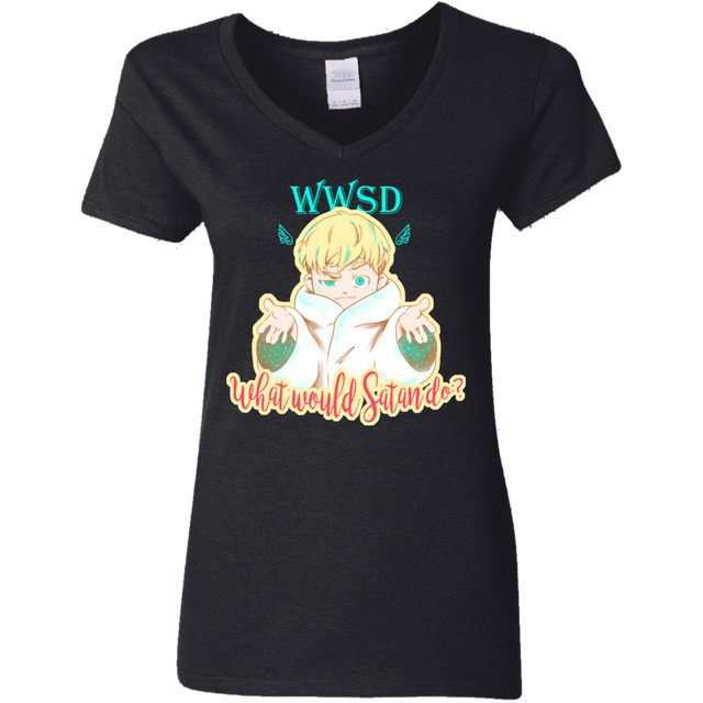 T-Shirts Black / S Ryo Women's V-Neck T-Shirt