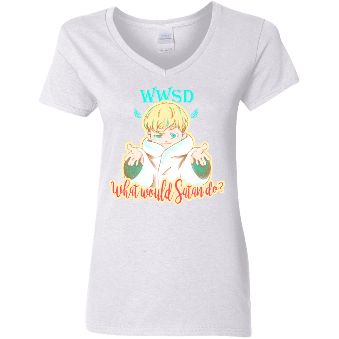 T-Shirts White / S Ryo Women's V-Neck T-Shirt