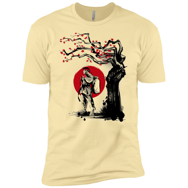 T-Shirts Banana Cream / X-Small Ryu Under The Sun Men's Premium T-Shirt