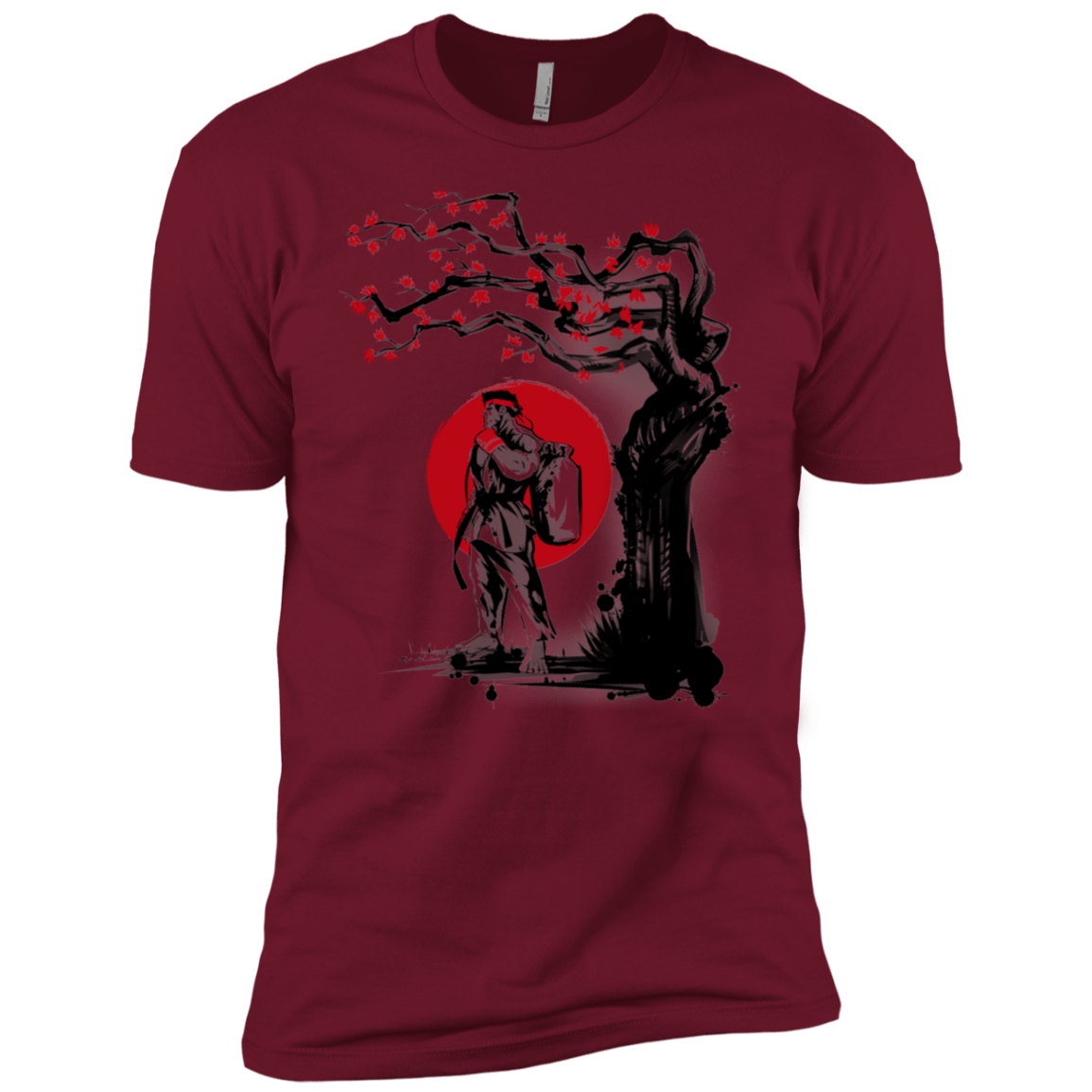 T-Shirts Cardinal / X-Small Ryu Under The Sun Men's Premium T-Shirt