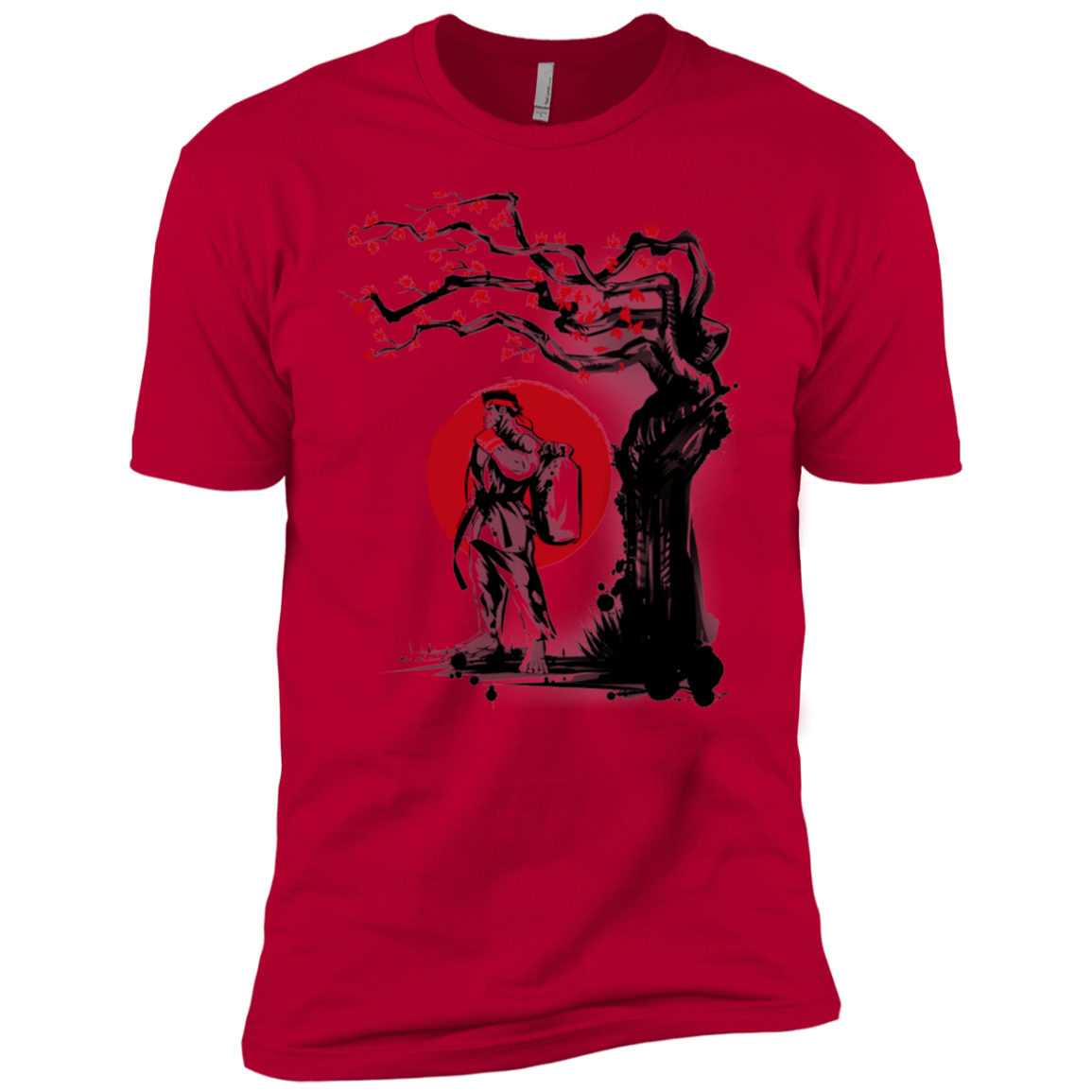 T-Shirts Red / X-Small Ryu Under The Sun Men's Premium T-Shirt
