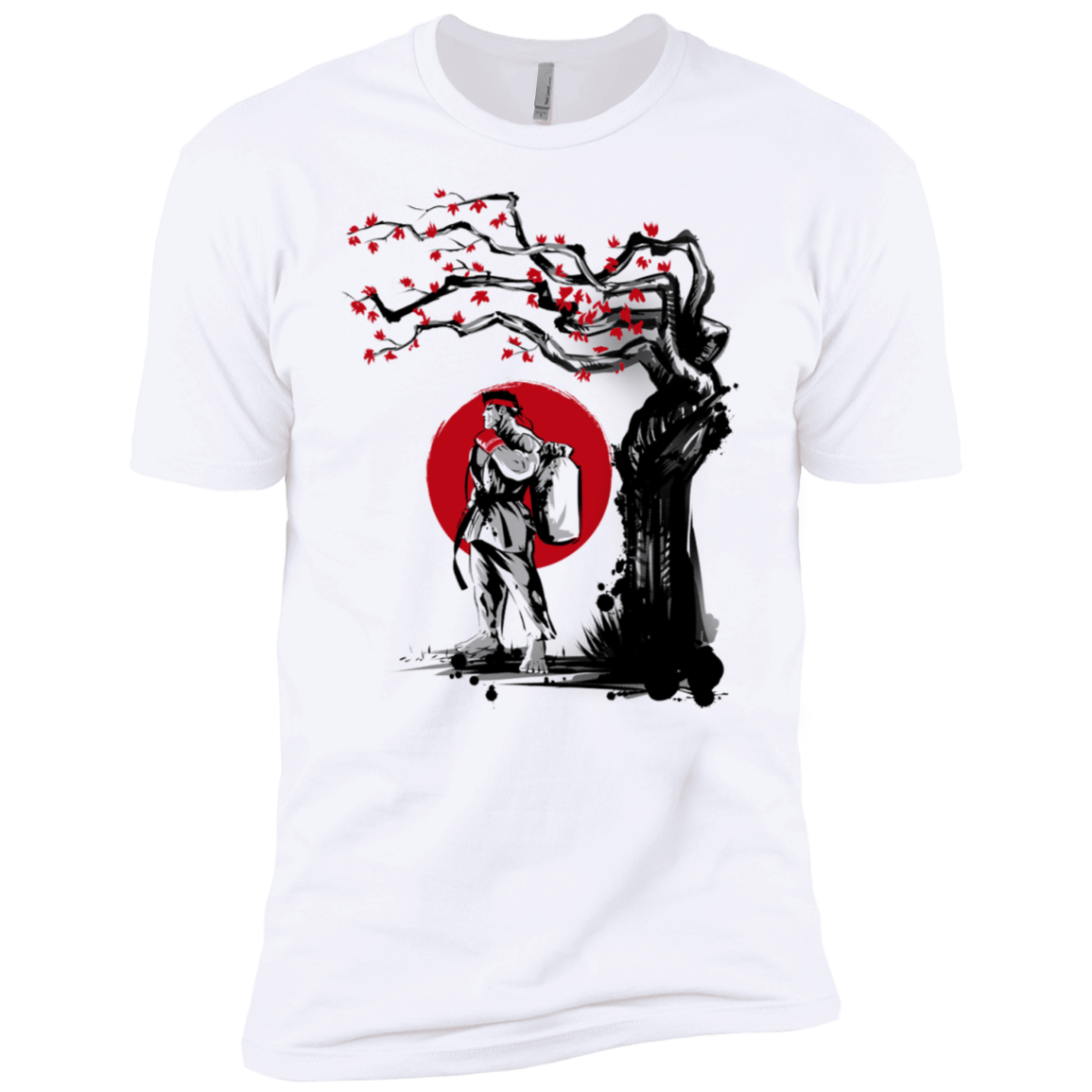 T-Shirts White / X-Small Ryu Under The Sun Men's Premium T-Shirt
