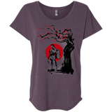 T-Shirts Vintage Purple / X-Small Ryu Under The Sun Triblend Dolman Sleeve