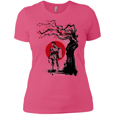 T-Shirts Hot Pink / X-Small Ryu Under The Sun Women's Premium T-Shirt