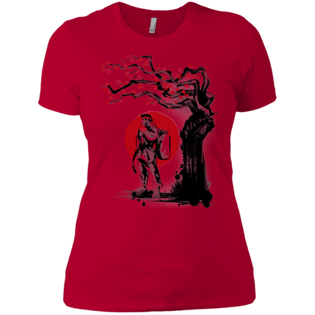 T-Shirts Red / X-Small Ryu Under The Sun Women's Premium T-Shirt