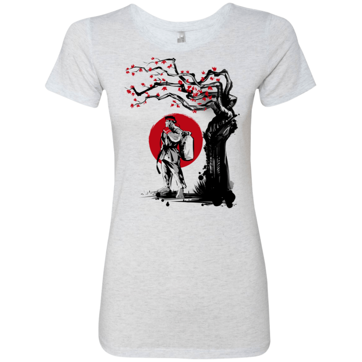 T-Shirts Heather White / S Ryu Under The Sun Women's Triblend T-Shirt