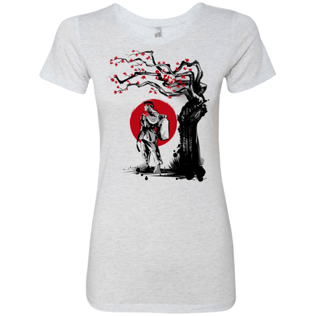 T-Shirts Heather White / S Ryu Under The Sun Women's Triblend T-Shirt