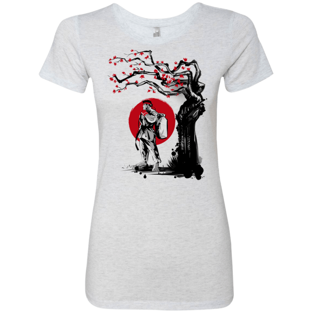 T-Shirts Heather White / S Ryu Under The Sun Women's Triblend T-Shirt