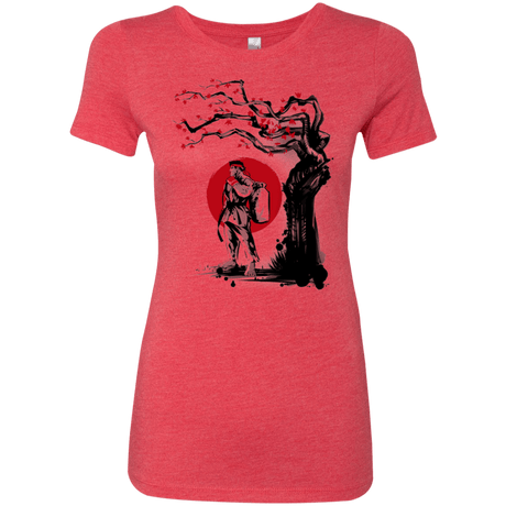 T-Shirts Vintage Red / S Ryu Under The Sun Women's Triblend T-Shirt