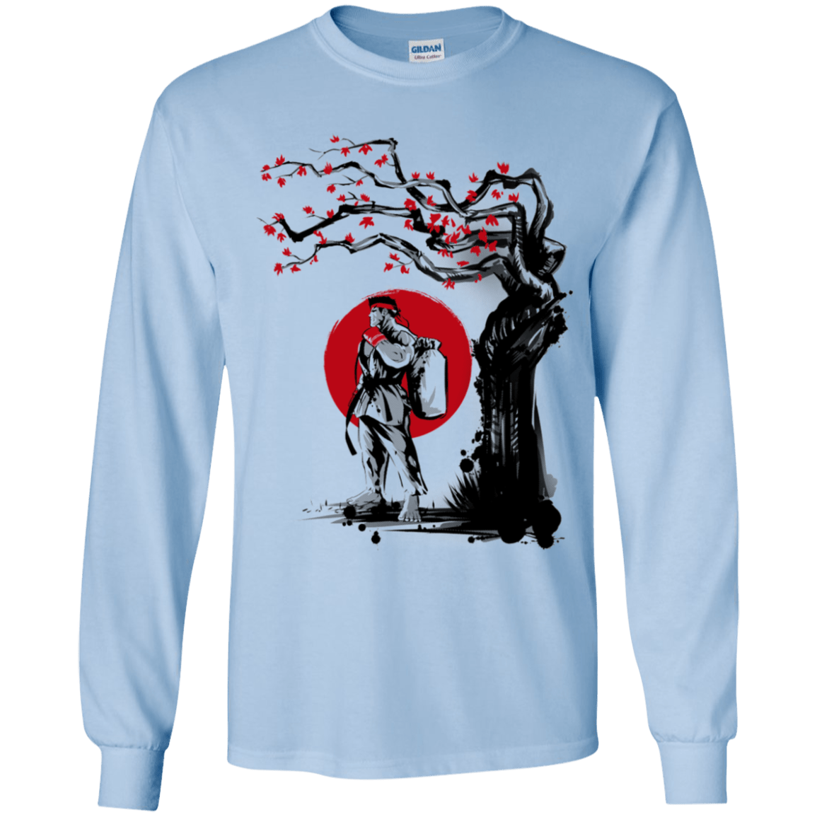 T-Shirts Light Blue / YS Ryu Under The Sun Youth Long Sleeve T-Shirt