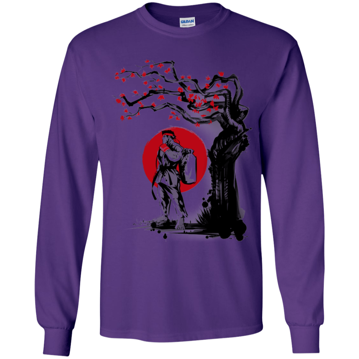 T-Shirts Purple / YS Ryu Under The Sun Youth Long Sleeve T-Shirt