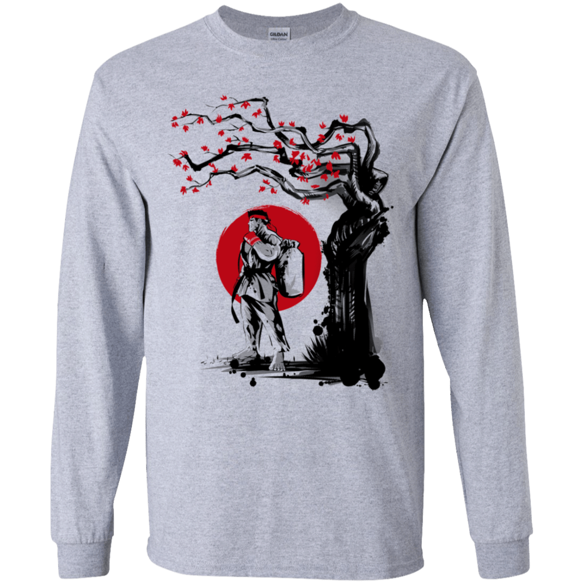 T-Shirts Sport Grey / YS Ryu Under The Sun Youth Long Sleeve T-Shirt