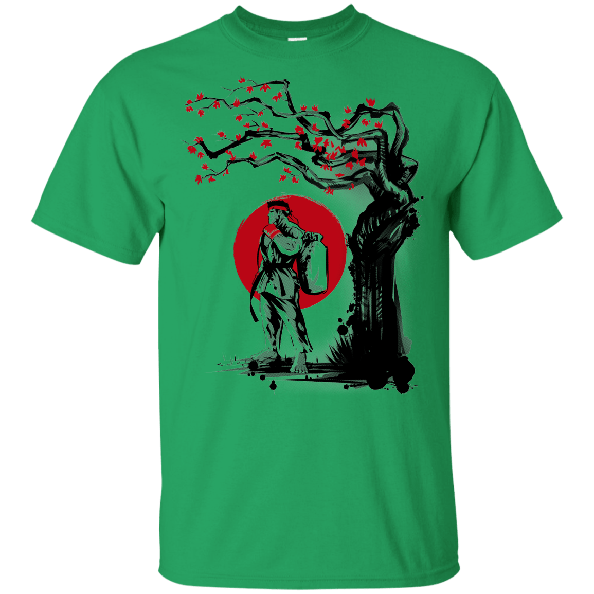 T-Shirts Irish Green / YXS Ryu Under The Sun Youth T-Shirt