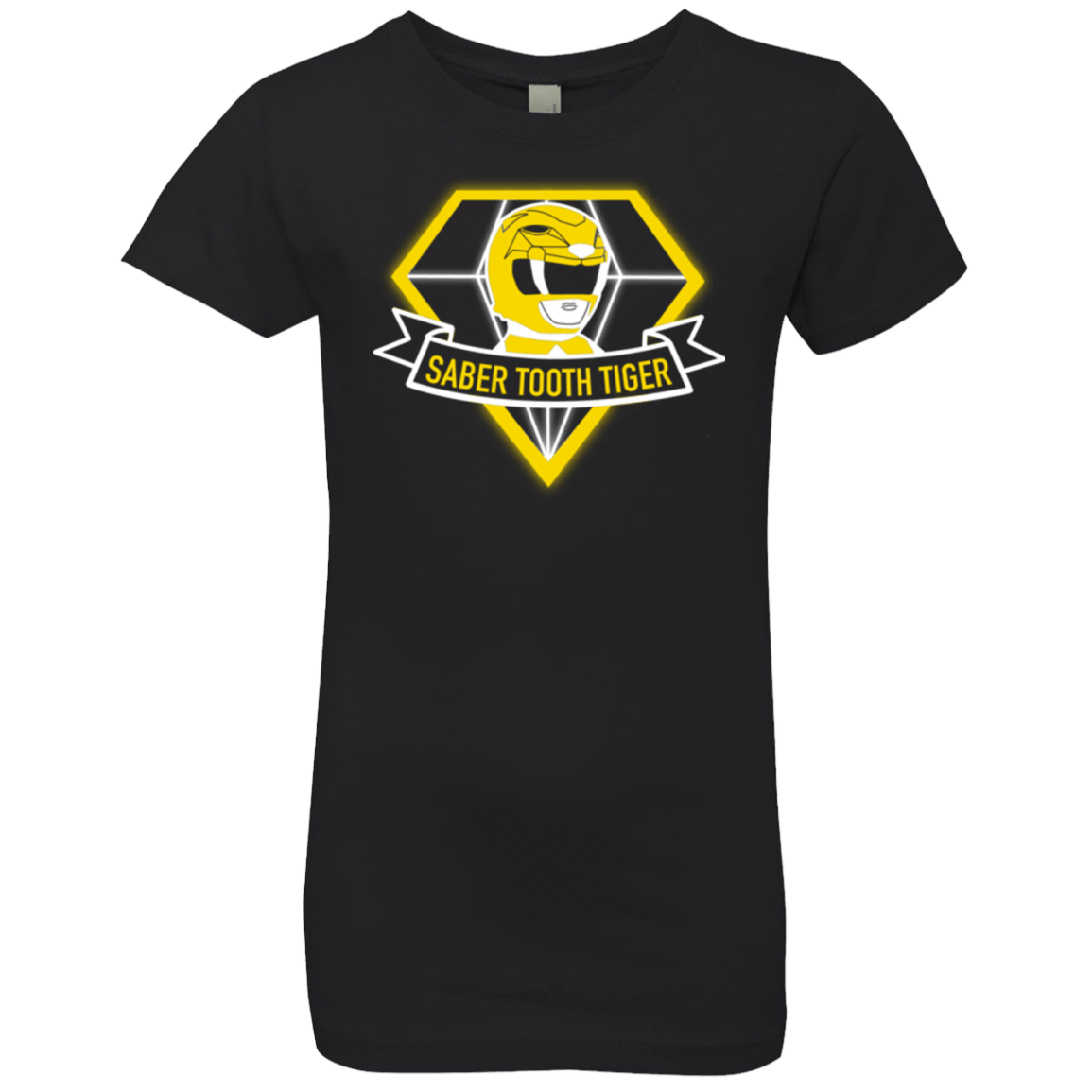 T-Shirts Black / YXS Saber Tooth Tiger Girls Premium T-Shirt