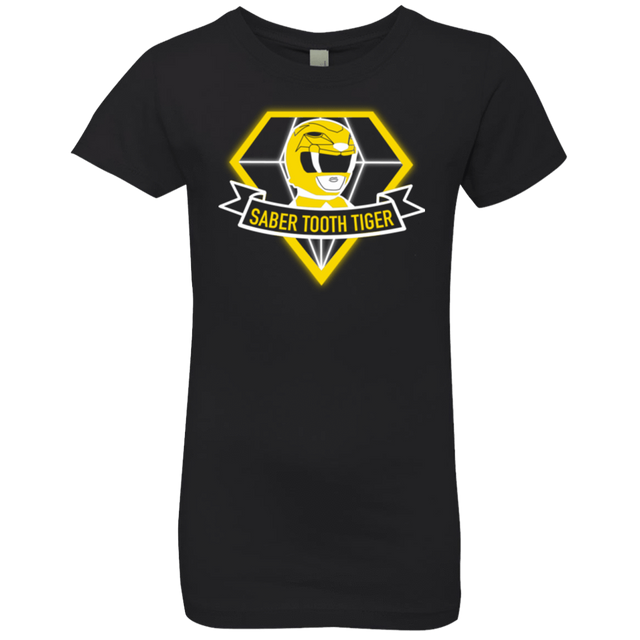 T-Shirts Black / YXS Saber Tooth Tiger Girls Premium T-Shirt