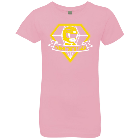 T-Shirts Light Pink / YXS Saber Tooth Tiger Girls Premium T-Shirt