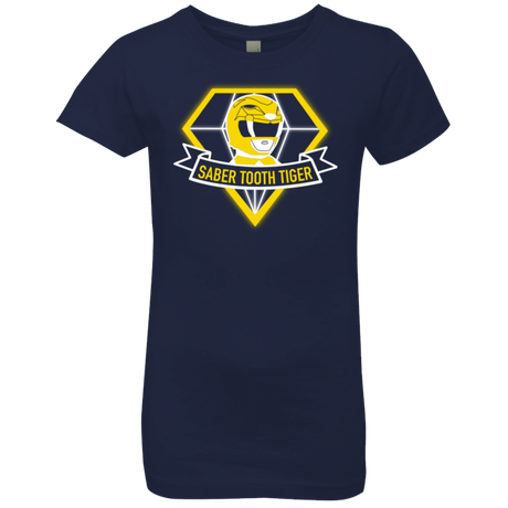 T-Shirts Midnight Navy / YXS Saber Tooth Tiger Girls Premium T-Shirt