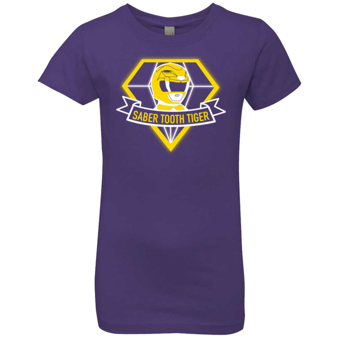 T-Shirts Purple Rush / YXS Saber Tooth Tiger Girls Premium T-Shirt
